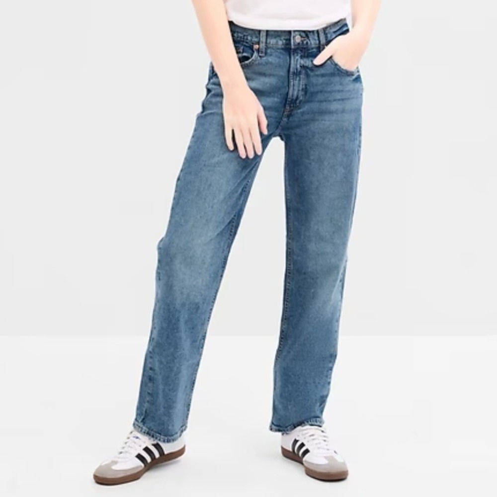 Gap 90s Loose Jeans Size 6/28R Blue Denim Mid Rise Straight Leg Casual Retro